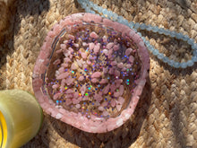 Load image into Gallery viewer, Pink Opal Crystal Chip Resin Display Trinket Dish