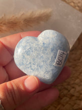 Load image into Gallery viewer, Blue Calcite Heart Carving