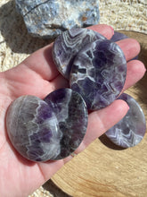 Load image into Gallery viewer, Dream Chevron Amethyst Worry Stone