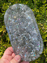 Load image into Gallery viewer, Labradorite Crystal Chip Resin Display Trinket Dish