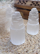Load image into Gallery viewer, Satin Spa / Selenite Tower