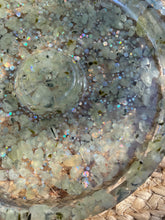 Load image into Gallery viewer, Prehnite Crystal Chip Resin Incense Holder