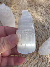 Load image into Gallery viewer, Satin Spa / Selenite Tower