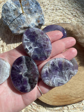 Load image into Gallery viewer, Dream Chevron Amethyst Worry Stone