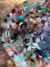 Load image into Gallery viewer, Mixed Crystal Chip Resin Display Trinket Dish