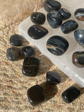 Load image into Gallery viewer, Blue Tigers Eye Tumble Stones