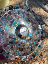 Load image into Gallery viewer, Mixed Crystal Chip Resin Incense Holder