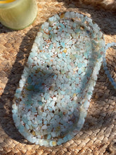 Load image into Gallery viewer, Amazonite Crystal Chip Resin Display Trinket Dish