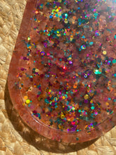 Load image into Gallery viewer, Strawberry Quartz Crystal Chip Resin Display Trinket Dish