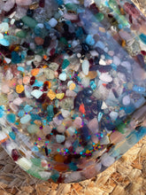 Load image into Gallery viewer, Mixed Crystal Chip Resin Display Trinket Dish