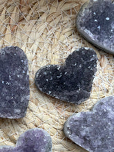 Load image into Gallery viewer, Amethyst Heart Cluster Carving