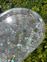 Load image into Gallery viewer, Labradorite Crystal Chip Resin Display Trinket Dish