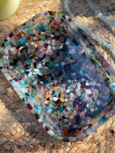 Load image into Gallery viewer, Mixed Crystal Chip Resin Display Trinket Dish