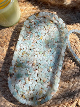 Load image into Gallery viewer, Amazonite Crystal Chip Resin Display Trinket Dish