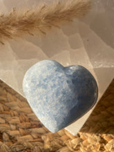 Load image into Gallery viewer, Blue Calcite Heart Carving