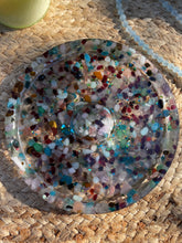Load image into Gallery viewer, Mixed Crystal Chip Resin Incense Holder