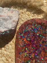 Load image into Gallery viewer, Strawberry Quartz Crystal Chip Resin Display Trinket Dish