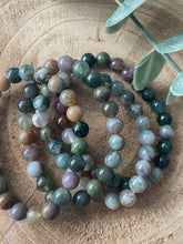Load image into Gallery viewer, Moss Agate Bracelet