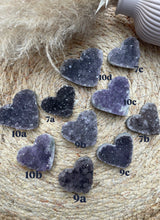 Load image into Gallery viewer, Amethyst Heart Cluster Carving