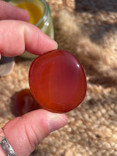 Load image into Gallery viewer, Carnelian Smoothie Palm Stone