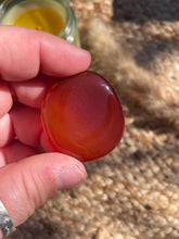 Load image into Gallery viewer, Carnelian Smoothie Palm Stone