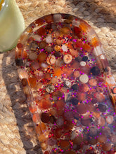 Load image into Gallery viewer, Carnelian Crystal Chip Resin Display Trinket Dish