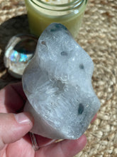 Load image into Gallery viewer, Moss Agate Flame Carving