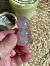 Load image into Gallery viewer, Fluorite Mini Buddha Carving