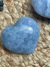 Load image into Gallery viewer, Blue Calcite Heart Carving