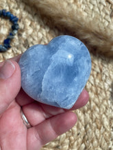 Load image into Gallery viewer, Blue Calcite Heart Carving