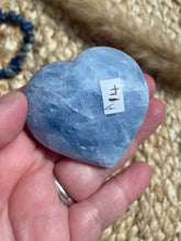 Load image into Gallery viewer, Blue Calcite Heart Carving