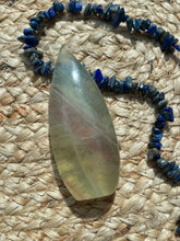 Load image into Gallery viewer, Rainbow Fluorite Flame Carving