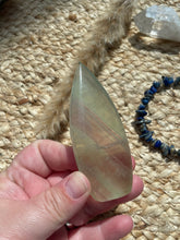 Load image into Gallery viewer, Rainbow Fluorite Flame Carving