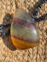 Load image into Gallery viewer, Rainbow Fluorite Flame Carving