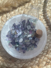 Load image into Gallery viewer, Rainbow Fluorite Crystal Chip Jar