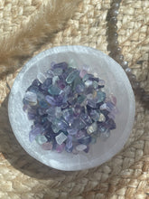 Load image into Gallery viewer, Rainbow Fluorite Crystal Chip Jar