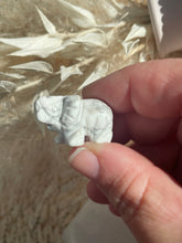 Load image into Gallery viewer, Howlite Mini Elephant Carving