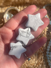 Load image into Gallery viewer, Howlite Star Carving