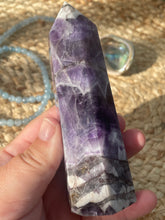 Load image into Gallery viewer, Chevron Amethyst Tower