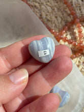 Load image into Gallery viewer, Blue Lace Agate Mini Heart Carving