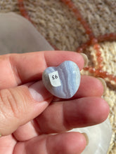 Load image into Gallery viewer, Blue Lace Agate Mini Heart Carving