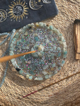 Load image into Gallery viewer, Amazonite Crystal Chip Resin Incense Holder