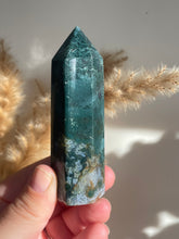 Load image into Gallery viewer, Moss Agate Tower