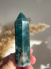 Load image into Gallery viewer, Moss Agate Tower