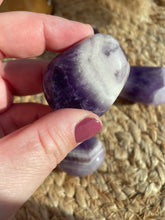 Load image into Gallery viewer, Chevron Amethyst XL Tumble Stone