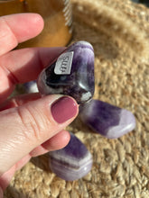 Load image into Gallery viewer, Chevron Amethyst XL Tumble Stone