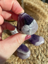 Load image into Gallery viewer, Chevron Amethyst XL Tumble Stone