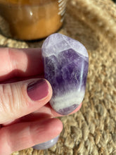 Load image into Gallery viewer, Chevron Amethyst XL Tumble Stone