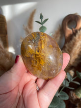 Load image into Gallery viewer, Golden Healer Palm Stone