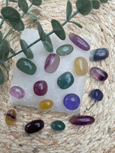 Load image into Gallery viewer, Rainbow Fluorite Tumble Stone